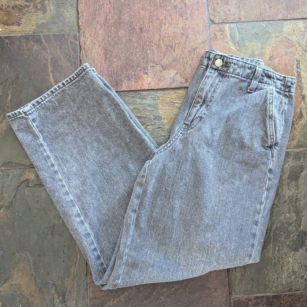 Universal Thread Gray Relaxed Straight Jeans 27 4 - image 5